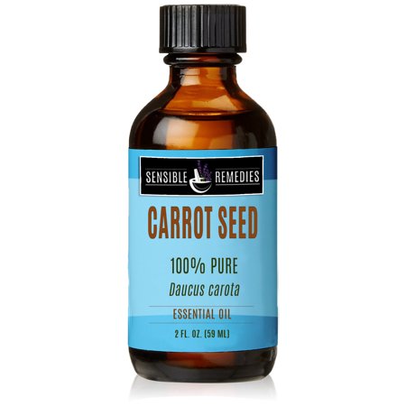 Sensible Remedies Carrot Seed 100% Therapeutic Grade Essential Oil, 2 fl oz