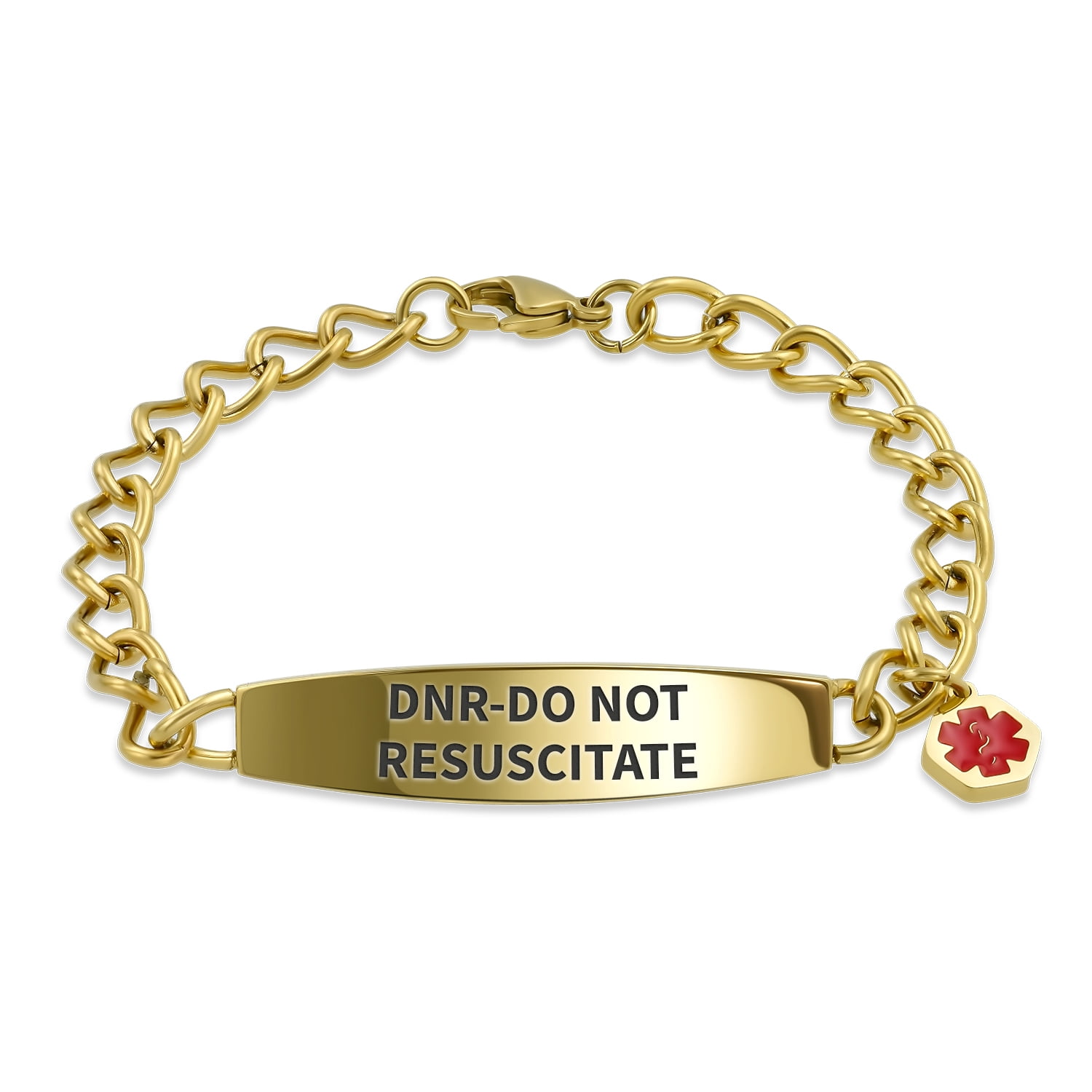 DNRDo Not Resuscitate Identification Medical ID Bracelet Pre Engraved