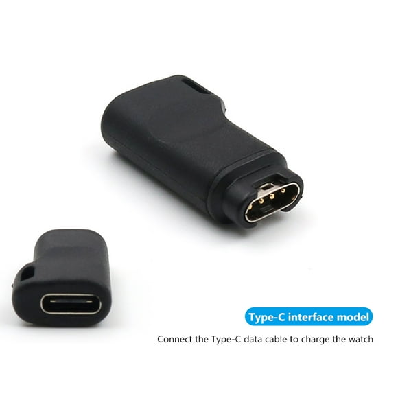 Peggybuy Type-C to for Garmin USB Charge Adapter for Garmin Fenix 7 / 7S / 7X Garmin Epix