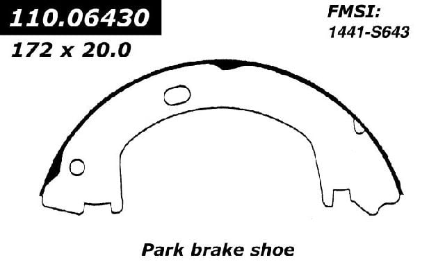 Chrysler Cirrus Disc 95 96 97-00 E-/Parking Brake Shoes