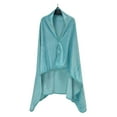 thumbnail image 1 of Billuyoard Chaqueta de manta de regazo a cuadros para personas mayores, chal de lana, Poncho, manta vestible multifunción Suministros térmicos D, 1 of 6