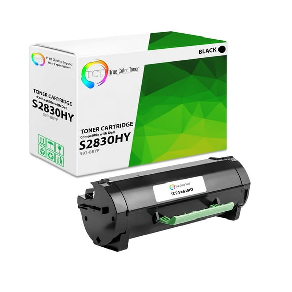 TCT S2830HY Toner Cartridge - Compatible With Dell S2830 593-BBYP Black High Yield