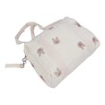 thumbnail image 4 of Sac de rangement multifonctionnel pour poussette de bébé, sac à main réutilisable avec broderie et fermeture éclair, sac à langer, sac lapin, 4 of 4