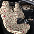 thumbnail image 4 of Goofa Paris Vintage Printed Car Seat Covers, Automotive Seat Covers for Cars Trucks and SUVs, Quick Setup Universal Fit Elastic Seat Covers-1, 4 of 6