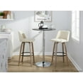 thumbnail image 3 of Toriano 30" Fixed-Height Bar Stool, Bar Chairs, Swivel Bar Stools, Bar Stools Set of 2, 3 of 6