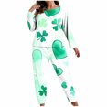 thumbnail image 7 of Censtreet Plus Size Women's Pajamas Sets 2 Piece Long Sleeve Pj Sleepwear Soft Comfy Tops and Pants XL-5XL, 7 of 7