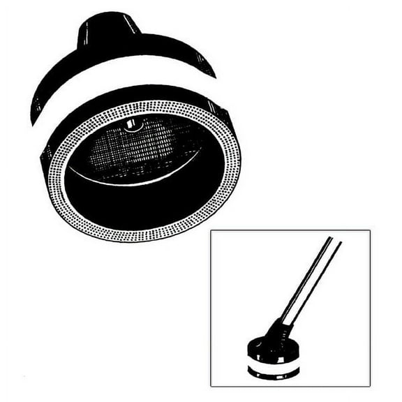Safety Cane Tip with 3-inch Self-Standing Base- Deluxe