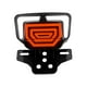 thumbnail image 1 of Luz trasera LED para motocicleta, luz de freno estroboscópica con soporte para matrícula, lámpara de señales para Tmx125 CG125, accesorios Luz blanca, 1 of 7
