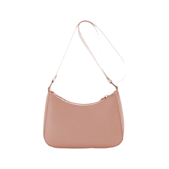 Shoulder Bag for Women Crossbody Bags Retro Classic Small Hobo Purse Clutch Tote Handbags with Zipper Closure Matched with Any Outfit Pink