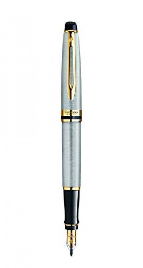 Parker IM Fountain Pen Golden Golden Trim With Fine Steel Nib No Pen Box 
