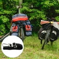 thumbnail image 3 of Clispeed 1Pc Black Cargo Binding Belt Elastic Strap with Hook for Luggage and Bike Tension Use, 3 of 8