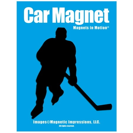 Ice Hockey Player Male Car Magnet (Best Black Hockey Player)