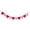 B, variant on Felt Heart Garland Banner, 8.2 Ft Felt Heart Garland, Pre-Strung Valentine's Day Heart Hanging Decorations for Anniversary Wedding Engagement Party Home Office Wall Decorations Supplies