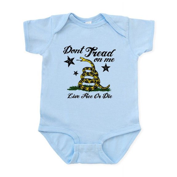 CafePress - Live Free Or Die Infant Bodysuit - Baby Light Bodysuit, Size Newborn - 24 Months