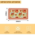 thumbnail image 3 of Flower Kitchen Rug Sets 2 Piece Farmhouse Summer Kitchen Mat for Floor Non Slip Washable Thin Kitchen Area Rug Floor Mat Waterproof Hallway Laundry Room Runner Rug, 3 of 6