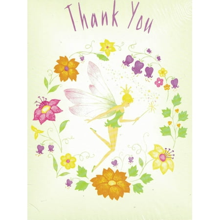 Woodland Fairy Thank You Notes With Envelopes (8ct)