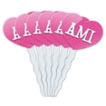 thumbnail image 1 of Ami Heart Love Cupcake Picks Toppers - Set of 6, 1 of 1