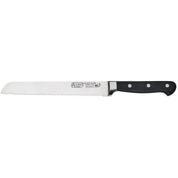 Winco - KFP-82 - 8 in Acero Bread Knife