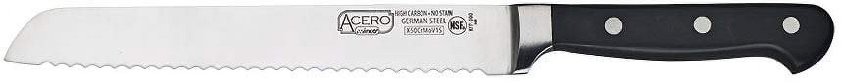 Winco - KFP-82 - 8 in Acero Bread Knife