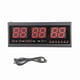 thumbnail image 2 of RELOJ GARM BATERY DE LA BATERÍA DEL TEMPORIZADOR DE PARED LED Digital Con temperatura del Calendario Rojo, 2 of 7