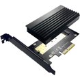 thumbnail image 3 of Micro Connectors PCIE-M20803HS M.2 NVMe 80mm SSD PCIe x 4 Adapter with Covered Heat Sink, 3 of 4