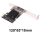 thumbnail image 3 of Tarjeta De Expansion Computadora De Escritorio Pci-E 1X A Sata3.0 2 Port Riser 6Gbps Adaptador Pci Express, 3 of 5