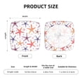 thumbnail image 4 of Kdxio Chair Seat Covers Starfish 1 Print Chair Covers for Dining Room Square Washable Chair Protector Seat(Six Piece), 4 of 5