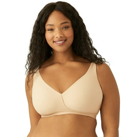 Wacoal Women's How Perfect Full Figure Wire Free Bra, Naturally Nude