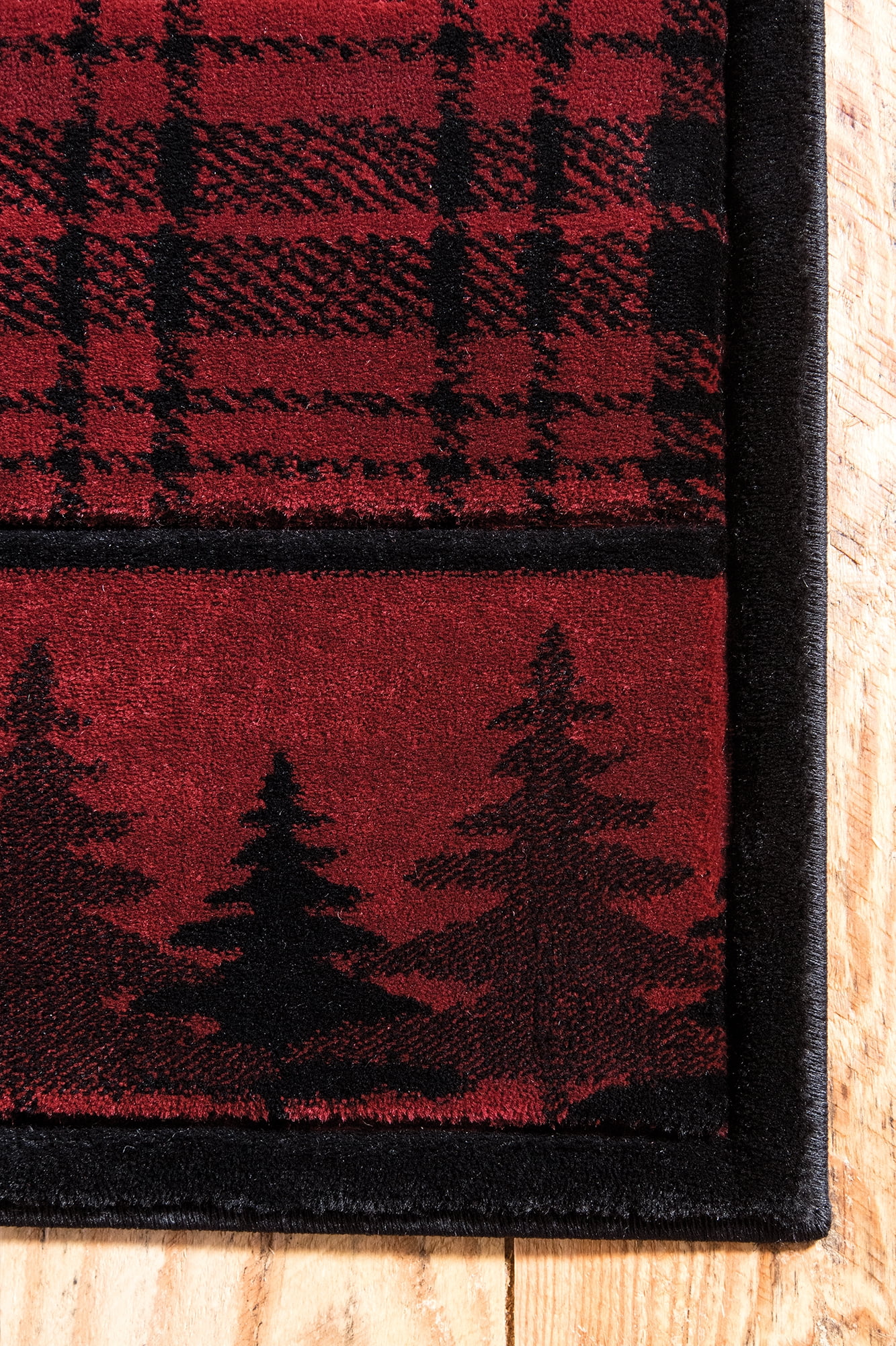 United Weavers of America Lodge Plaid Hand-Made Area Rug, 1.83' x 2.67'