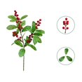 thumbnail image 2 of Simulation Christmas Leaf Plant Stems and Leaves, Ongmies Plant Stems & Leaves – Greenery Home Decor Ornaments for Diy Bouquets & Floral Arrangements, Artificial Red Berry Stems with Holly Stems, 2 of 9