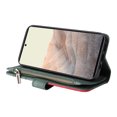thumbnail image 3 of Compatible avec Google Pixel 6 Pro Étui Portefeuille avec Fentes pour Cartes en Cuir PU Fermeture Éclair Flip Folio, 3 of 5