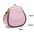 thumbnail image 2 of Leather Creative handmade bag Mini Storage coin purse, 2 of 5