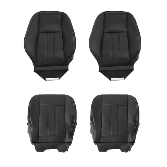 APPLAYERR 4Pcs Full Black Replacement Seat Cover Set for Chrysler Town & Country 2011-2016 Top & Bottom