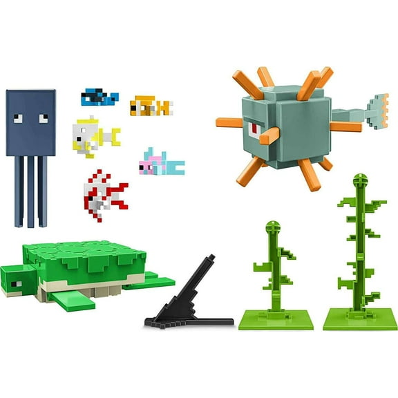 Minecraft Aquatic Defenders Playset (8 Figures)