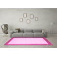 thumbnail image 3 of Ahgly Company Indoor Square Solid Pink Modern Area Rugs, 8' Square, 3 of 4