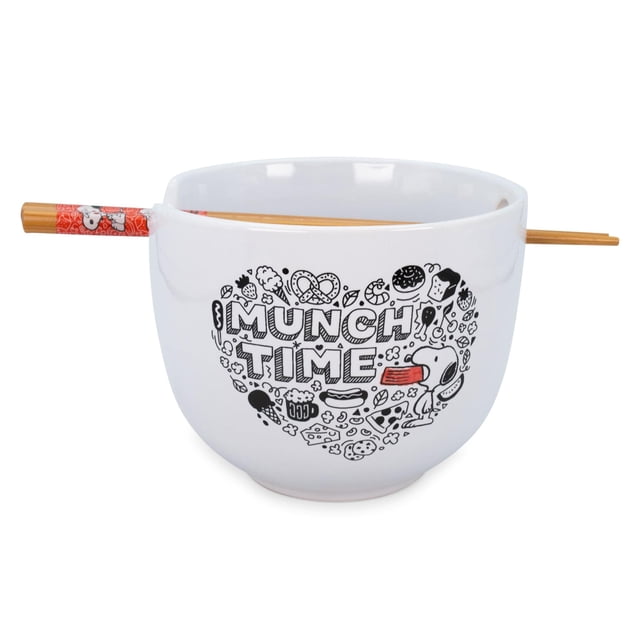 Juego de vajilla Silver Buffalo Peanuts Munch Time Ceramic