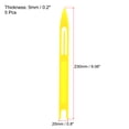 thumbnail image 2 of Netting Needle Shuttles 9#, 5 Pack Plastic Fishing Net Repair Tool, Yellow, 2 of 5