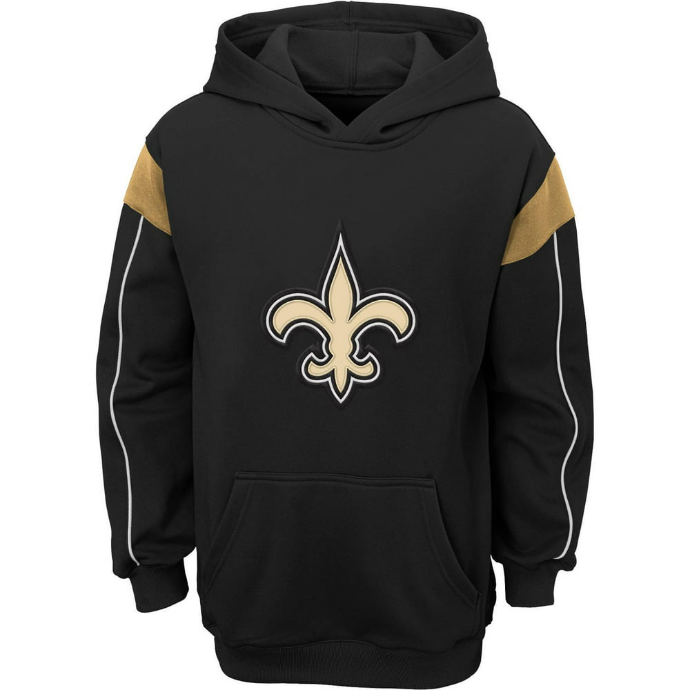 NFL Boys' New Orleans Saints Team Hooded Fleece Top - Walmart.com ...