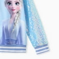 thumbnail image 5 of Disney Frozen Toddler Girls Bomber Jackets Elsa Character Graphic Sequin Hooded Sweatshirts Sizes 2-6, 5 of 7