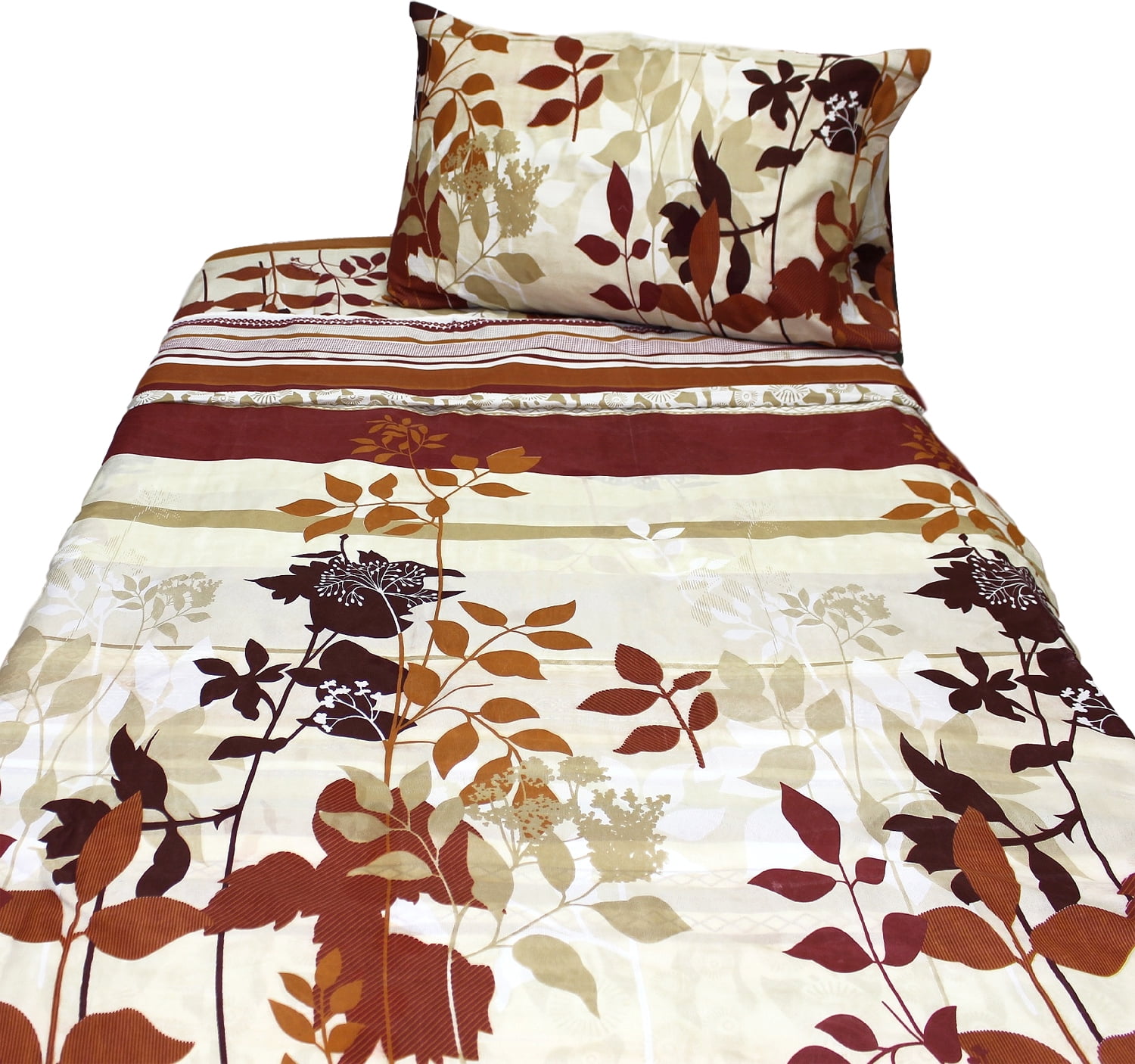 51 Llc 12613787 Autumn Fall Leaves Flowers Stripes Bed Sheets 51 Llc 12613787 Autumn Fall Leaves Flowers Stripes Bed Sheets Set Com