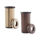 thumbnail image 1 of Portapañuelos para automóvil - Caja cilíndrica de accesorios interiores Marrón y Beige, 1 of 7