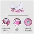 thumbnail image 2 of Chicago Girls Rink Roller Skate - Patines cuádruples juveniles blancos - Talla 1, 2 of 5