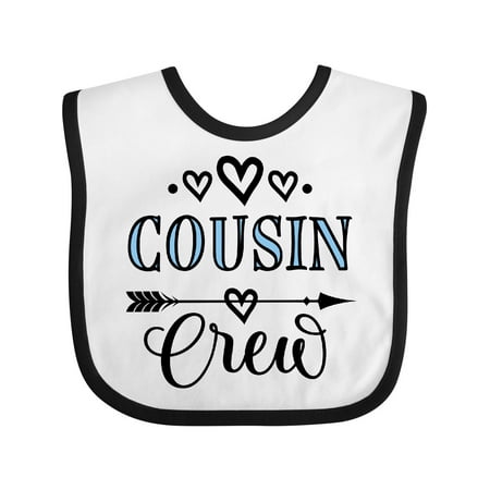 

Inktastic Cousin Crew Girls Baby Bib