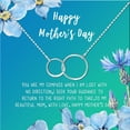 thumbnail image 2 of Mother's Day Necklace and Card, Gift for Mom, Gift for Her, Card Necklace Mother's Day Present, Heart Necklace for Mother's Day, Pendant Necklace for Mother [Silver Infinity Ring, 18" Chain], 2 of 3