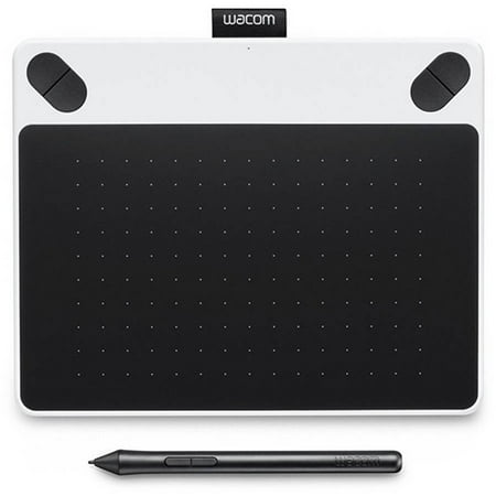 Wacom White Intuos Draw Small Pen and Touch Tablet with Software Wacom White Intuos Draw Small Pen and Touch Tablet with Software