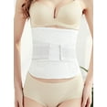 thumbnail image 5 of DODOING Postpartum Belly Recovery Belt Maternity Tummy Wrap Corset Post Pregnancy Girdle White/Pink, 5 of 7