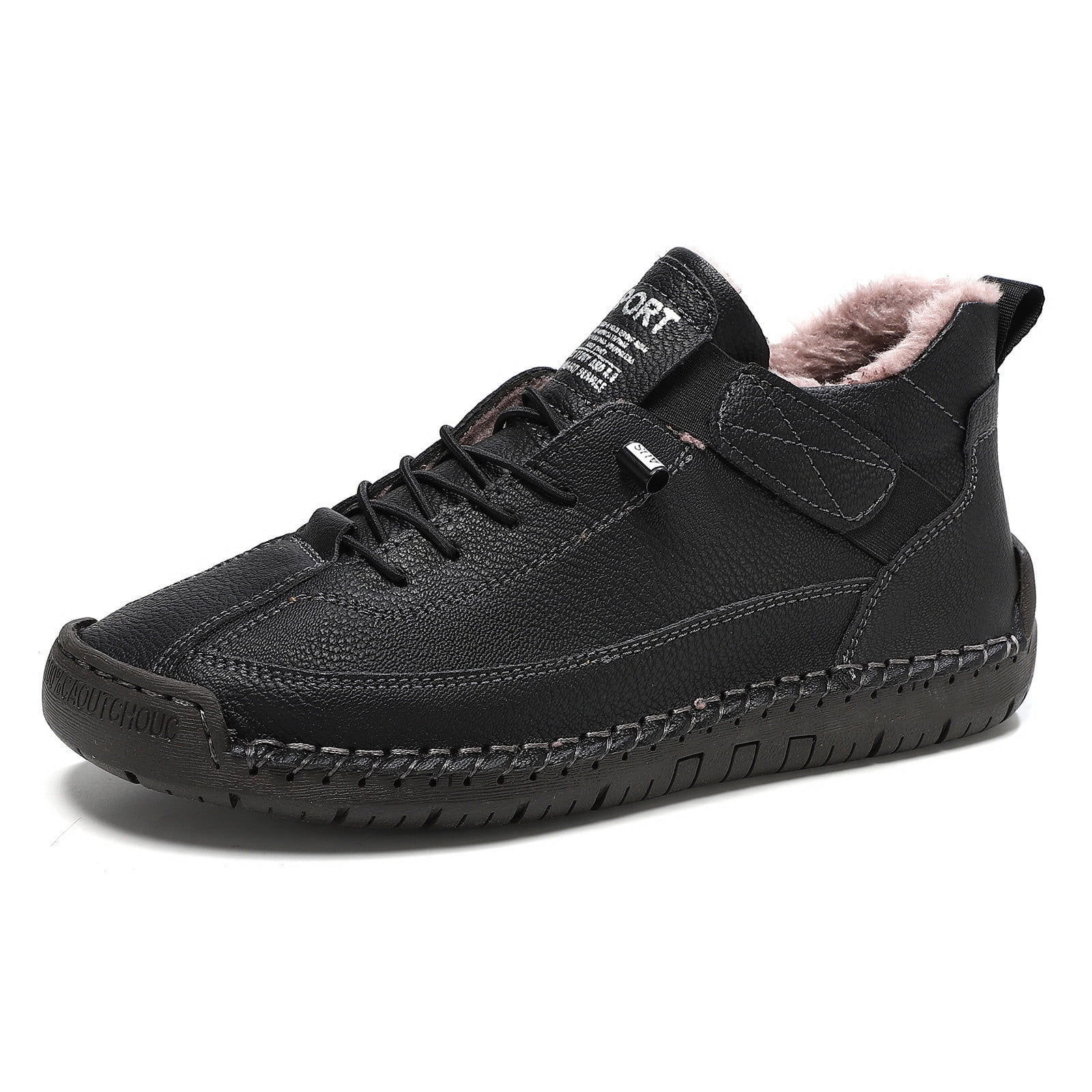 Elira Supportive Men's Slip On Sneakers Ergonomic Orthopedic Walking Shoes for Hiking Camping and Driving