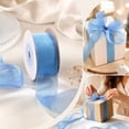 thumbnail image 2 of Solid Color Wired Ribbon for Christmas Gift Wrapping, Wreaths, and DIY Crafts, 2 of 7