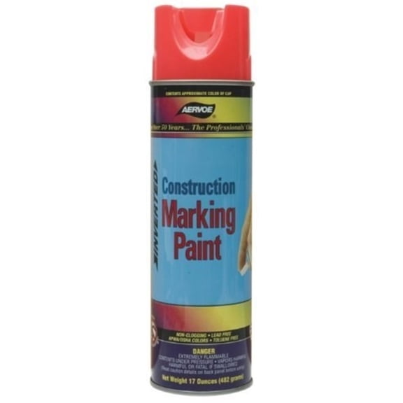 Aervoe 255 WHITE 16 OZ WATER BASEDMARKING PAINT