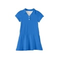 thumbnail image 6 of LWavelet Back to School Uniform Dress for Girls Short Sleeve Pique Polo Dress Summer School Uniform Kids Casual Sundress, 6 of 6